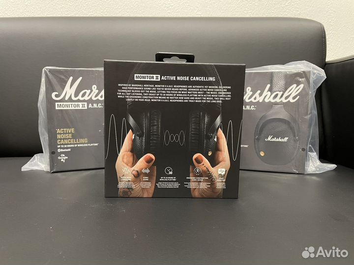 Marshall Monitor 2 ANC A.N.C. Наушники