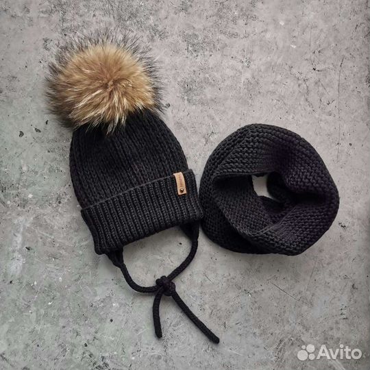 Шапка и снуд для мальчика