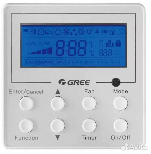 Кассетный кондиционер Gree GUD71T1/B-S