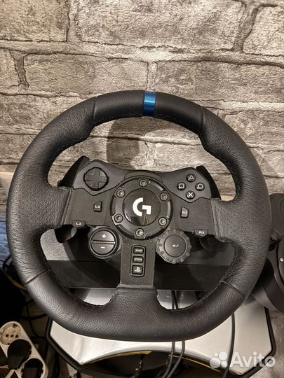 Игровой руль logitech g923 с кпп