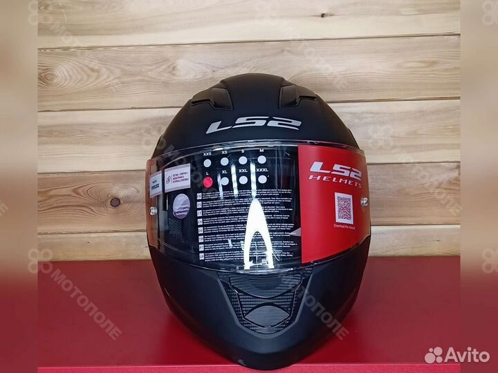 LS2 Мотошлем FF320 stream EVO Solid черный матовый