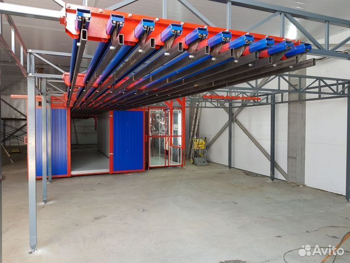 Линия порошковой покраски
