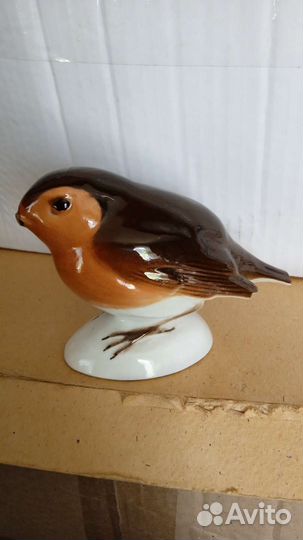 Статуэтки 2 птички фарфор СССР