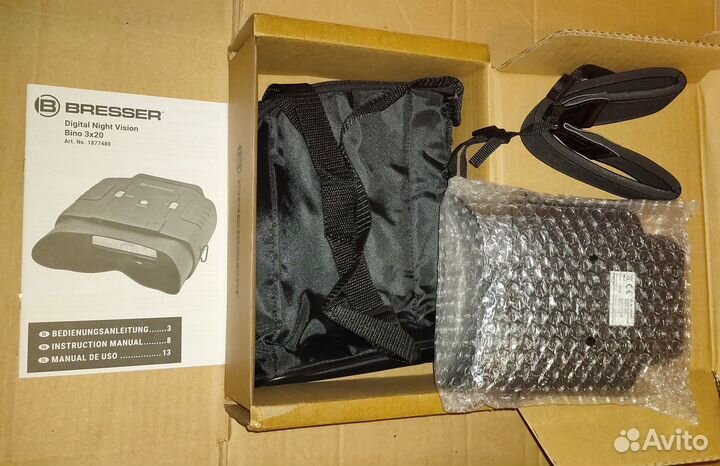 Новый цифровой бинокль ночного видения Bresser3x20