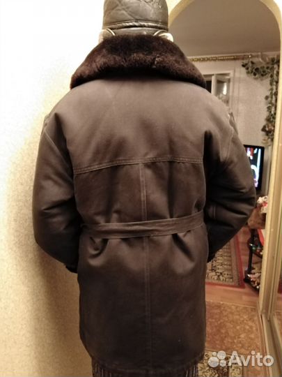 Полушубок овчиный мужской