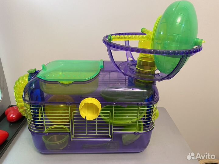 Клетка, домик, принадлежности для хомяка