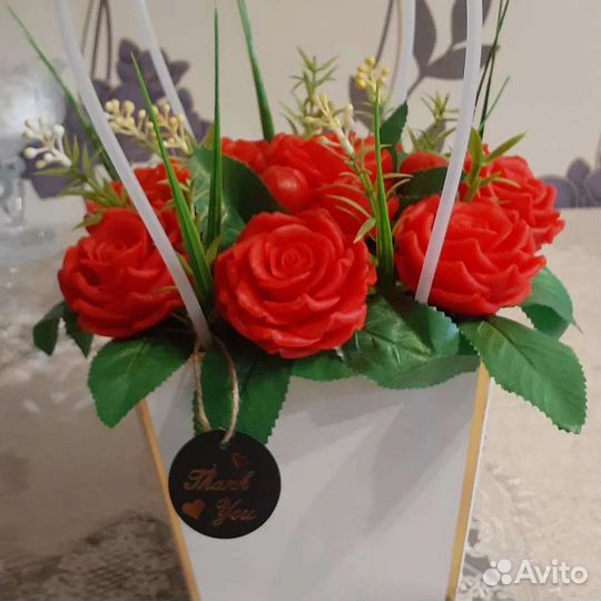 Мыльные розы букеты