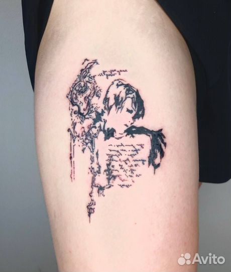 Аниме татуировки/ модель на тату