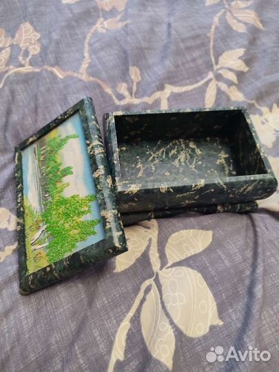 Шкатулка из натурального камня