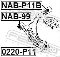 Опора шаровая нижнего рычага перед прав/лев