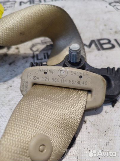 Ремень безопасности задний правый Mercedes W221