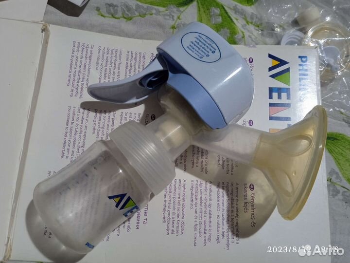 Молокоотсос avent электрический