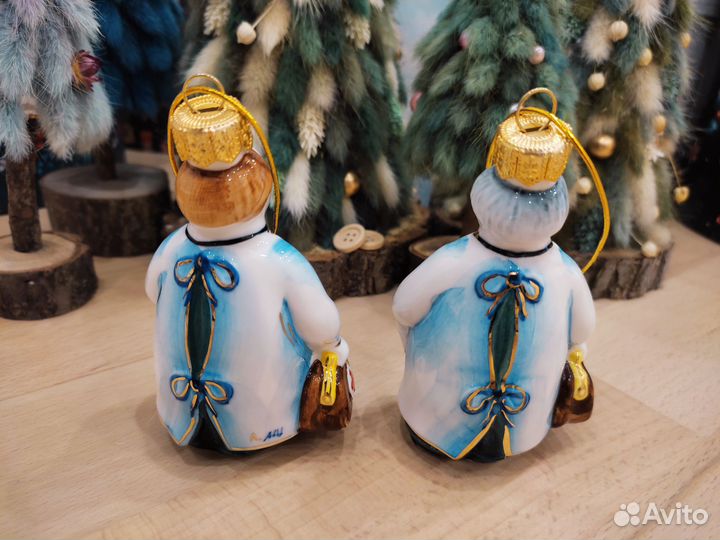 Фарфоровая мануфактура ёлочные игрушки