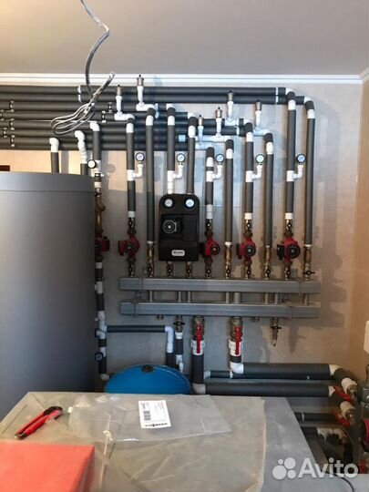 Монтаж отопления,водоснабжения,канализации