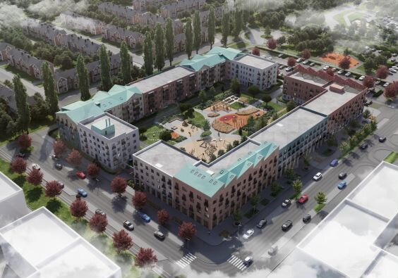 2-к. квартира, 59,8 м², 1/4 эт.