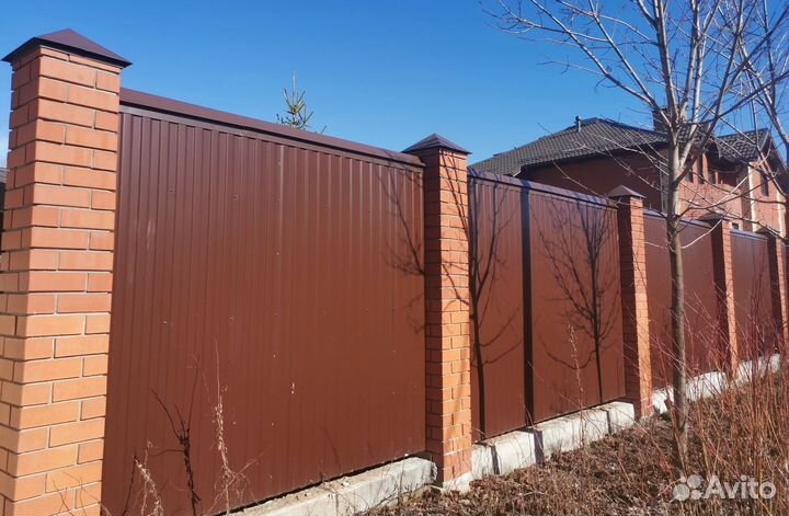 Забор из профлиста