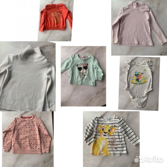 Детские вещи пакетом для девочек