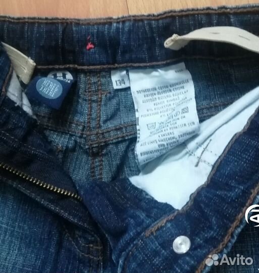 Джинсы на девочку 134