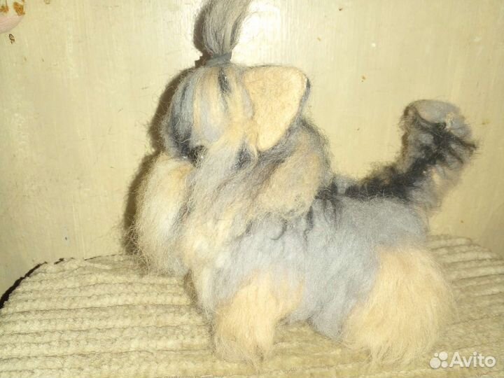 Вязанная собачка Йоркширский терьер hand made