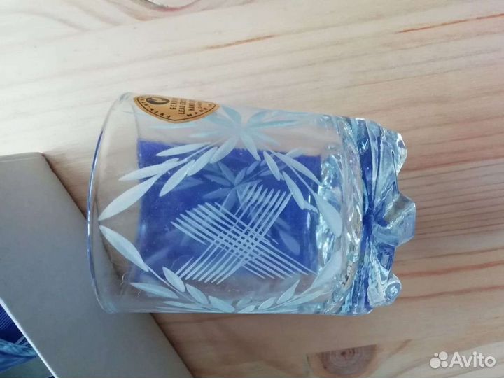 Набор хрустальных стаканов, новый