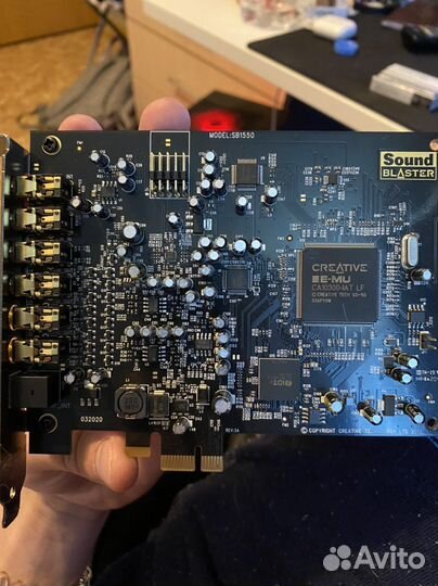 Звуковая карта sound blaster audigy rx