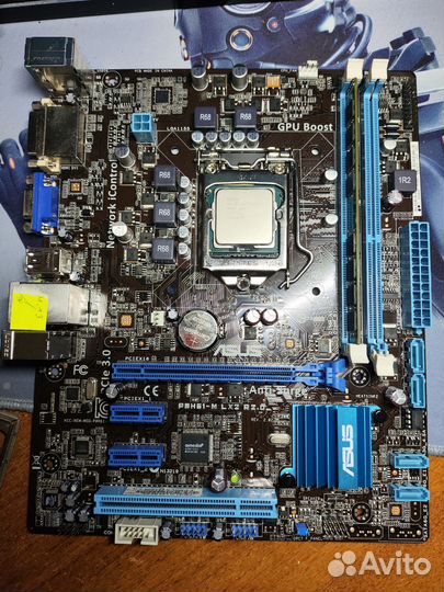 Материнская плата с i5 3550 и 8gb ddr 3