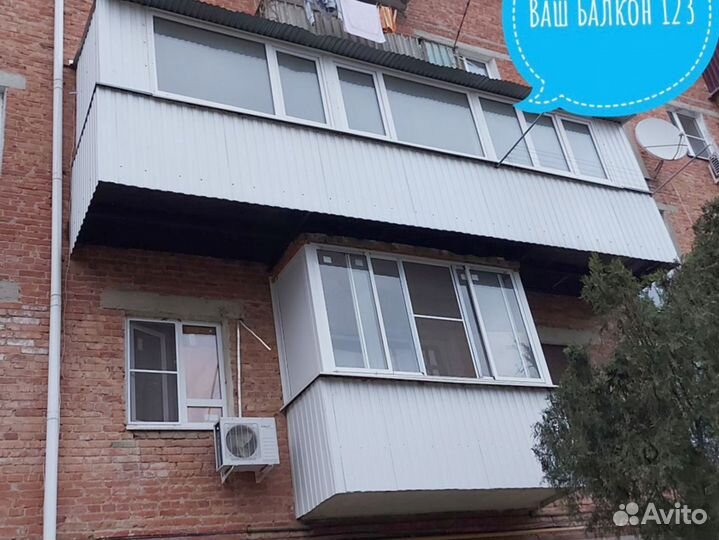 Остекление балконов и лоджий под ключ