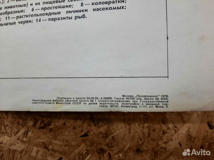 Учебные плакаты СССР