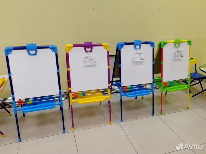 Мольберт детский двухсторонний (новые)