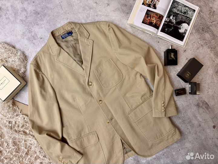 Пиджак Ralph Lauren Old Money оригинал хлопок