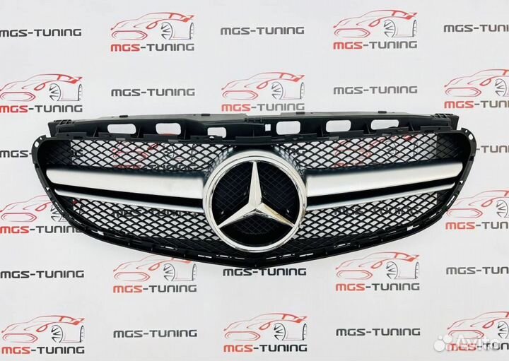 Решетка на Mercedes e-class 212 в стиле e63 chrome