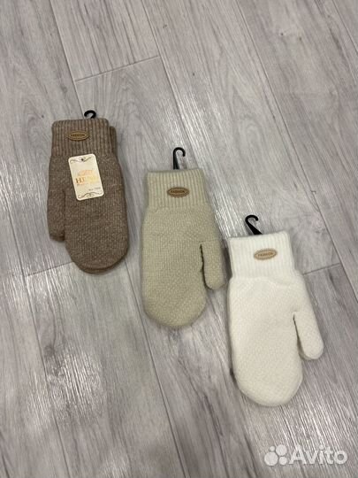 Варежки женские зимние