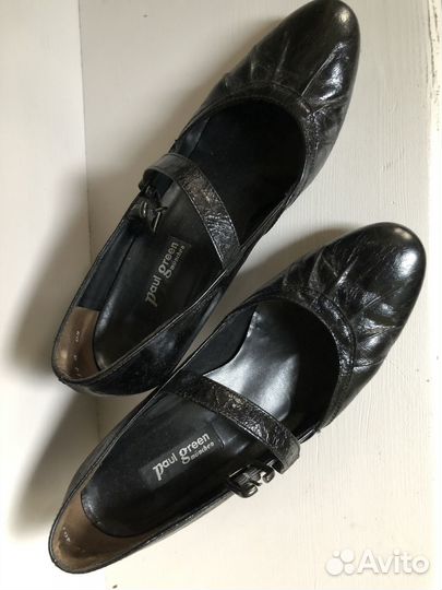 Туфли Мэри Джейн. Кожаные