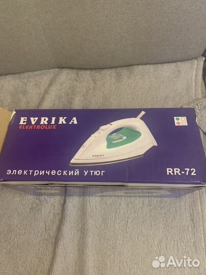 Утюг evrika electrolux