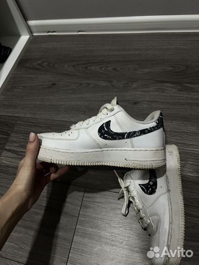 Кроссовки nike air force женские белые