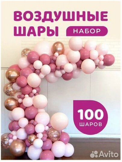 Воздушные шары набор для создания фотозоны (опт)