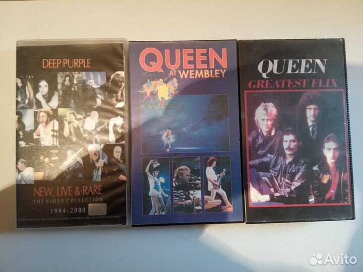 Музыка на VHS Queen Deep purple
