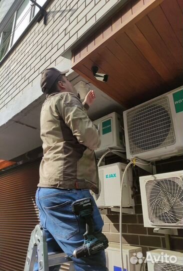 Видеонаблюдение с установкой