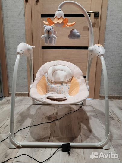 Детские электронные качели для новорожденных