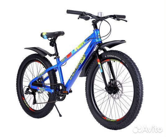 Новенький велосипед 24 колесо, полуфэт comiron