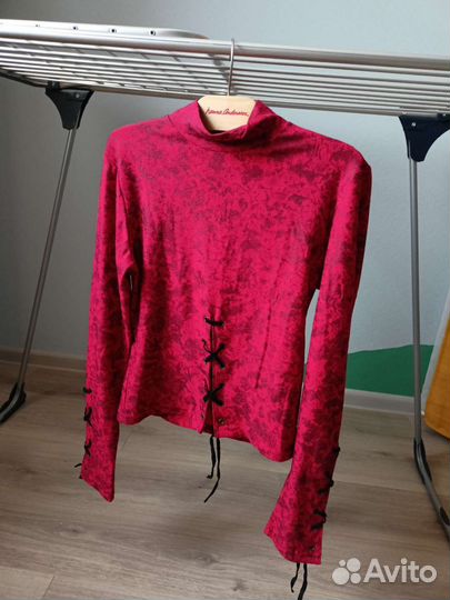 Водолазка со шнуровкой