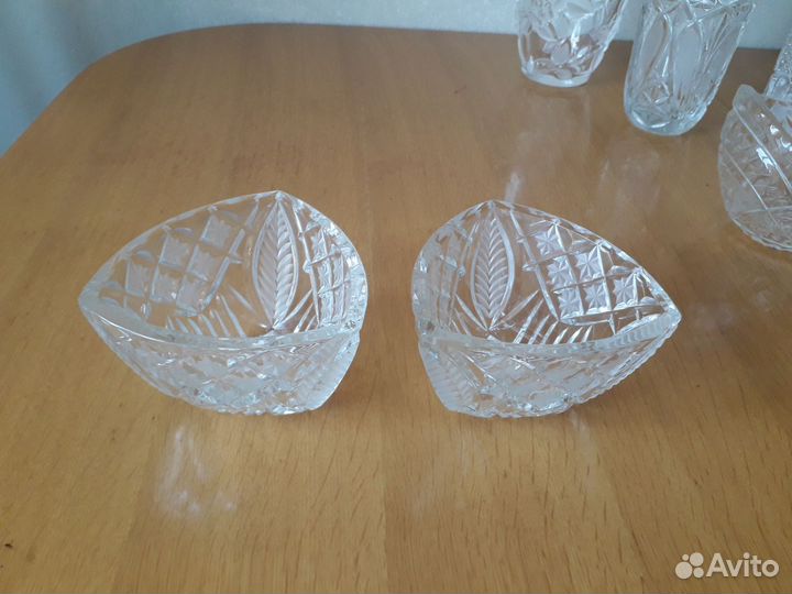 Хрустальные вазы СССР и Чехия