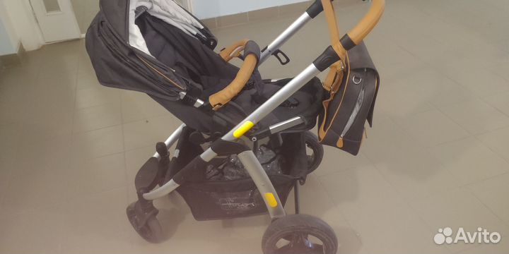 Коляска 2в1 hoco Jana Grafphite fishbone