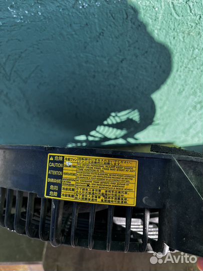 Крыльчатка вентилятора кондиционера с корпусом