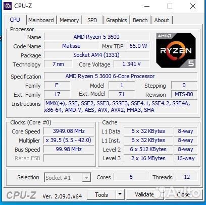 AMD Ryzen 5 3600