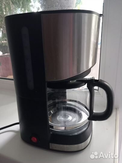 Кофеварка Polaris PCM 1215A, капельная, нержавеюща