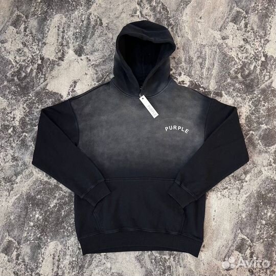 Худи purple brand черное