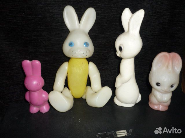 Зайчики СССР пластик