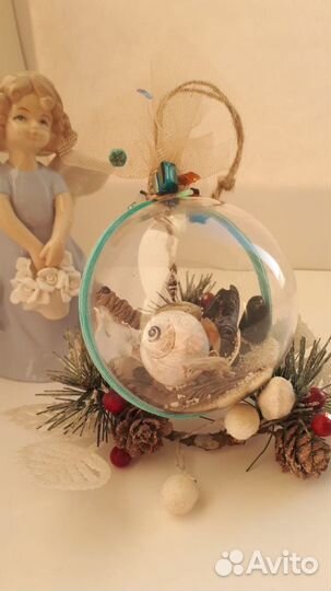 Шар елочный новогодний 