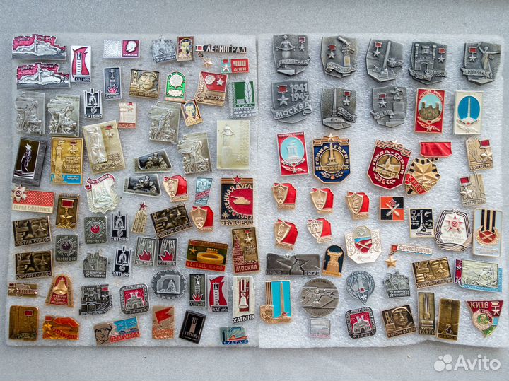Значки СССР, памятные, гербы городов, армейские ++